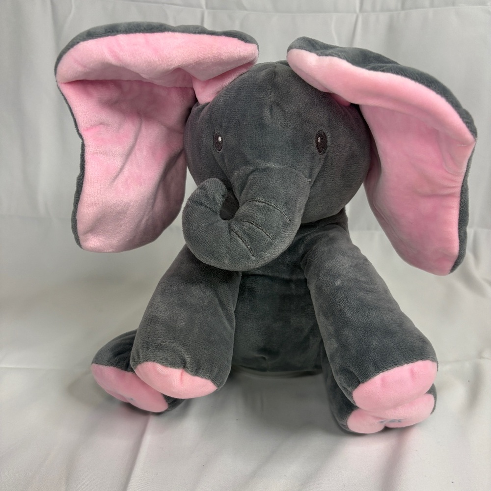 Ellie Pink Peek-A-Boo Elephant Singing Animated Plush Toy for Babies WORKS